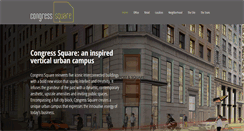 Desktop Screenshot of congress-square.com